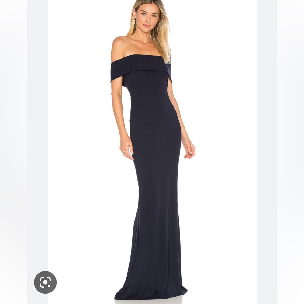 Katie May legacy gown navy blue